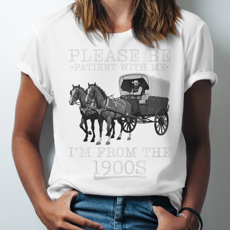 Please Be Patient With Me I'm From The 1900s Humorous Saying Premium Tri-Blend Unisex Jersey T-Shirt Please Be Patient With Me I'm From The 1900s Humorous Saying Premium Tri-Blend Unisex Jersey T-Shirt