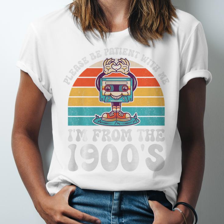 Please Be Patient With Me I'm From The 1900s Kawaii Premium Tri-Blend Unisex Jersey T-Shirt