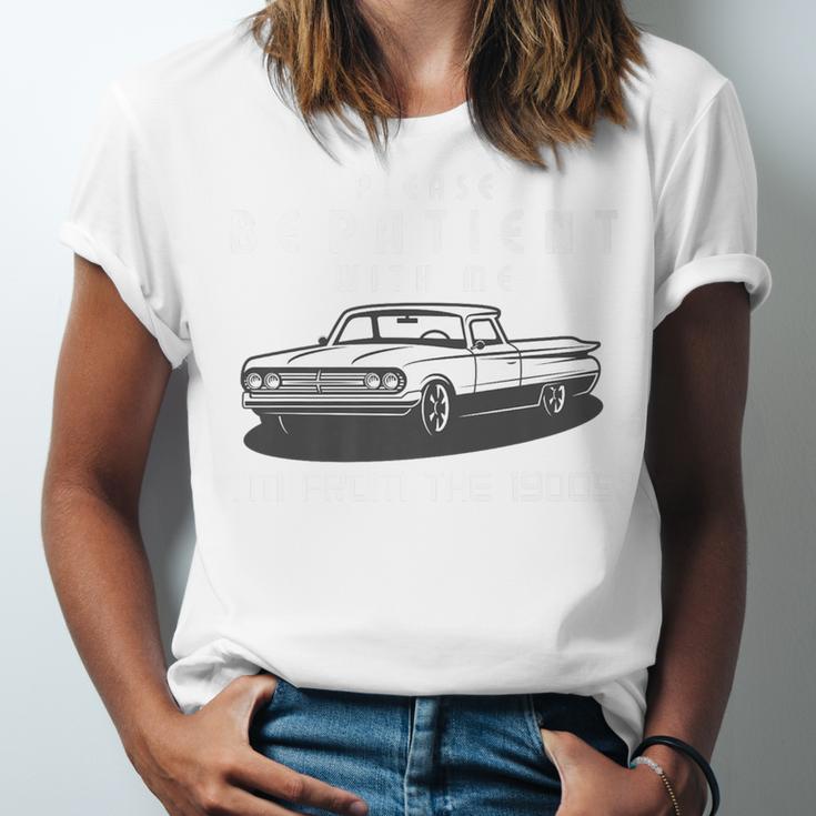 Please Be Patient With Me I'm From The 1900s Old Car Premium Unisex Jersey T-Shirt Please Be Patient With Me I'm From The 1900s Old Car Premium Unisex Jersey T-Shirt