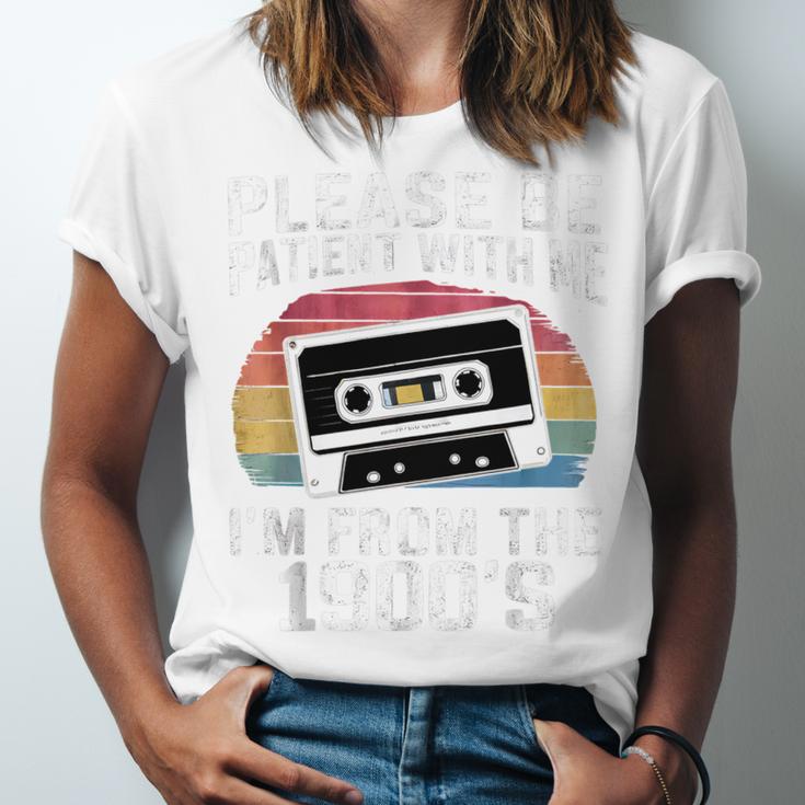 Please Be Patient With Me I'm From The 1900s Retro 90s Unisex Jersey T-Shirt