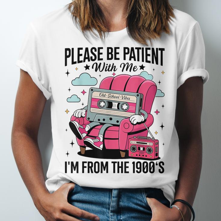 Please Be Patient I'm From The 1900s Retro Cassette Unisex Jersey T-Shirt Please Be Patient I'm From The 1900s Retro Cassette Unisex Jersey T-Shirt
