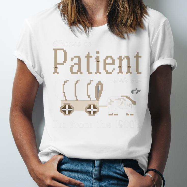 Please Be Patient With Me I'm From The 1900s Retro Gamer Premium Unisex Jersey T-Shirt