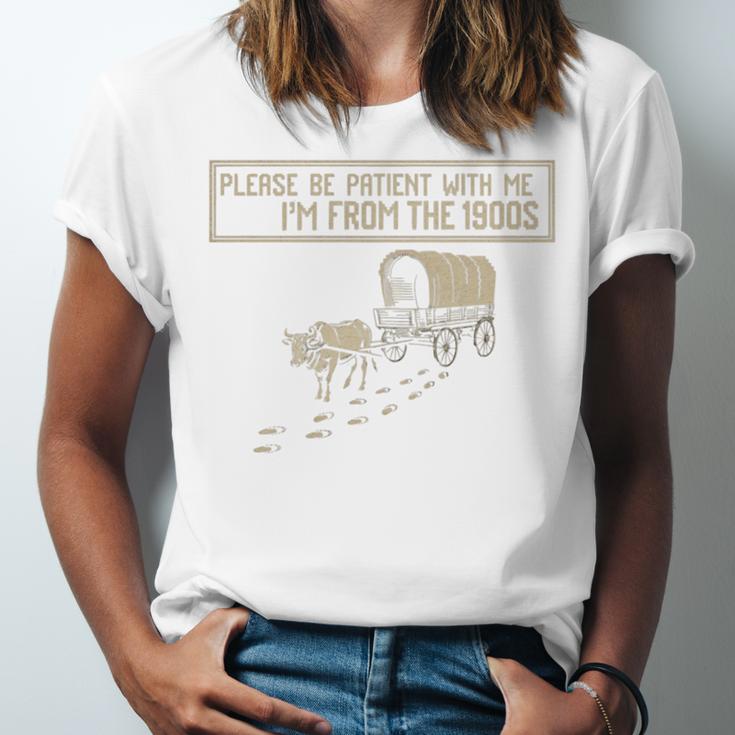 Please Be Patient With Me I'm From The 1900s Retro Tee Unisex Jersey T-Shirt Please Be Patient With Me I'm From The 1900s Retro Tee Unisex Jersey T-Shirt