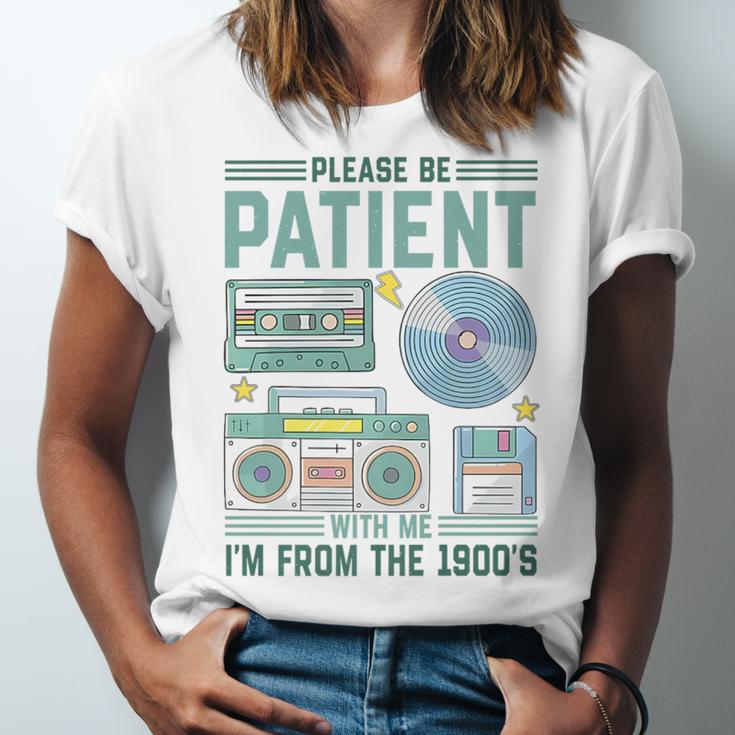 Please Be Patient With Me I'm From The 1900s Retro Vintage Premium Unisex Jersey T-Shirt Please Be Patient With Me I'm From The 1900s Retro Vintage Premium Unisex Jersey T-Shirt