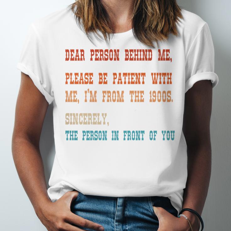 Please Be Patient With Me I'm From The 1900s Sarcastic Premium Unisex Jersey T-Shirt