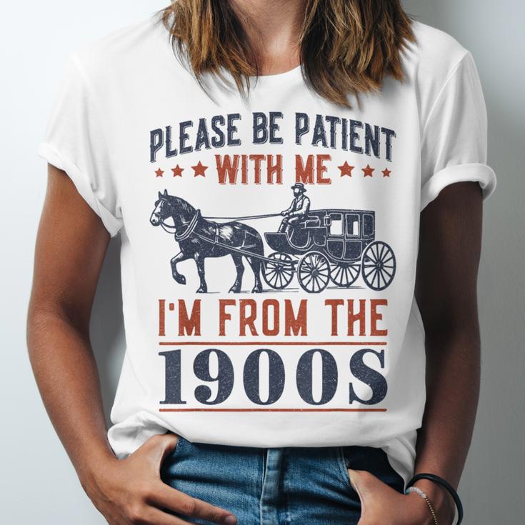 Please Be Patient I'm From The 1900s Vintage Dad Unisex Jersey T-Shirt Please Be Patient I'm From The 1900s Vintage Dad Unisex Jersey T-Shirt