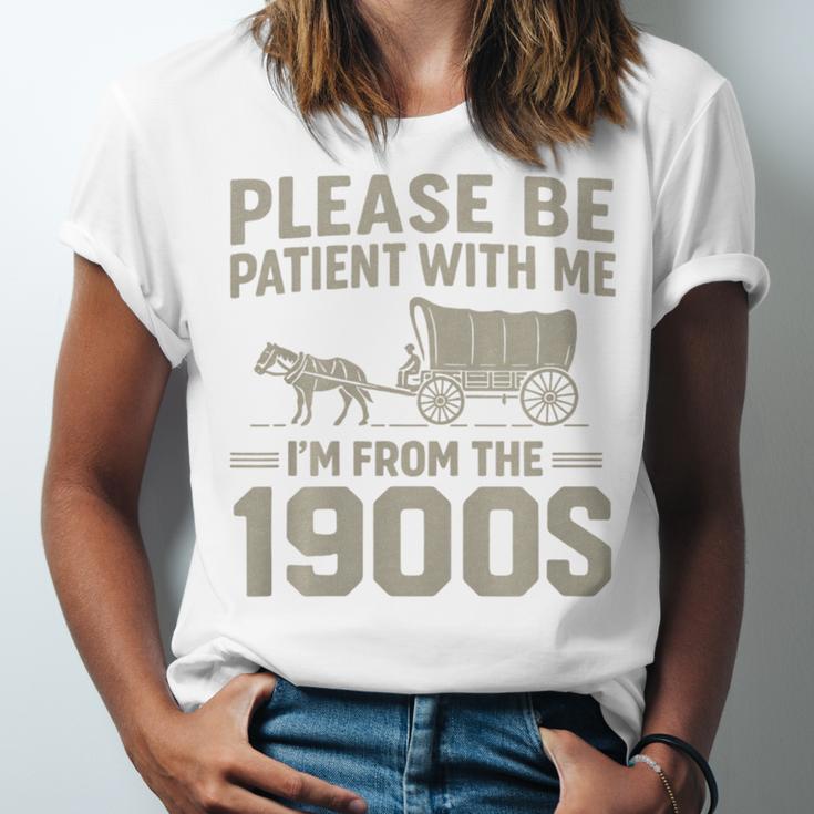 Please Be Patient I'm From The 1900s Vintage Over The Hill Premium Tri-Blend Unisex Jersey T-Shirt Please Be Patient I'm From The 1900s Vintage Over The Hill Premium Tri-Blend Unisex Jersey T-Shirt