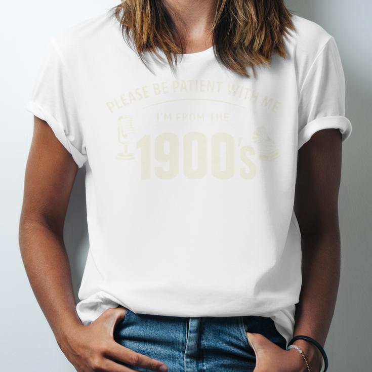 Please Be Patient I'm From The 1900s Vintage Humor Unisex Jersey T-Shirt Please Be Patient I'm From The 1900s Vintage Humor Unisex Jersey T-Shirt
