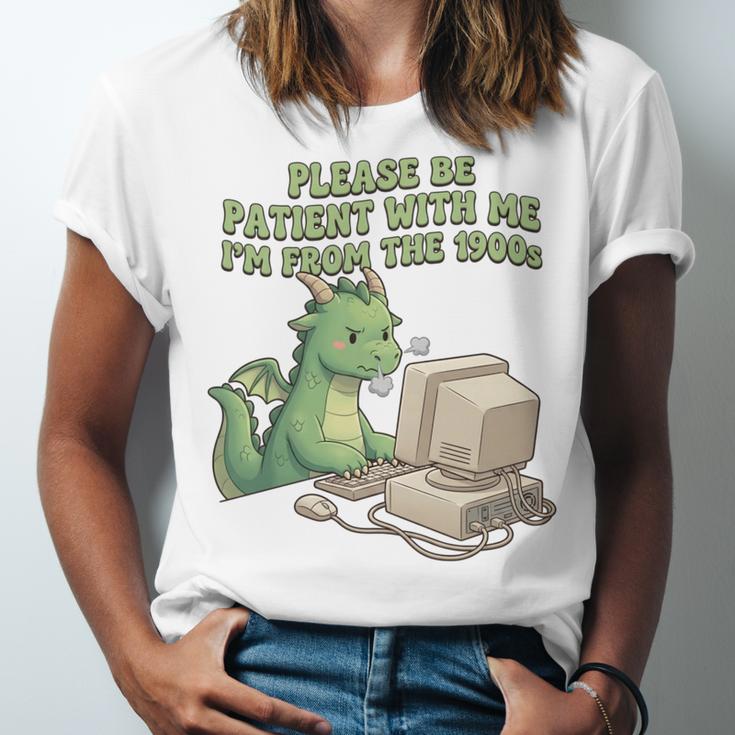 Please Be Patient I'm From The 1900s Vintage Men Women Unisex Jersey T-Shirt