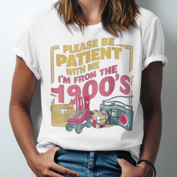 Please Be Patient With Me I'm From The 1900s Vintage Trendy Unisex Jersey T-Shirt