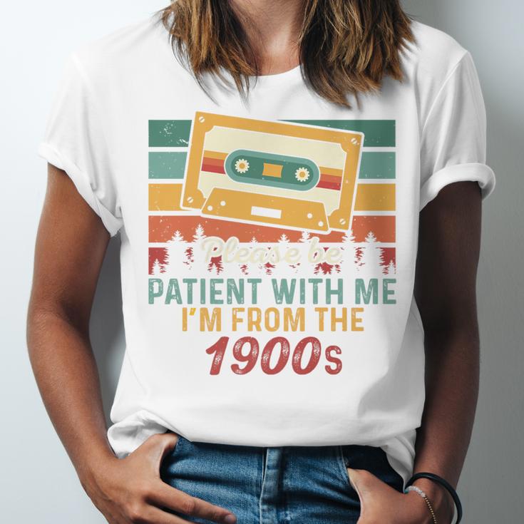 Please Be Patient-With Me I'm From The 1900s Retro Music Premium Unisex Jersey T-Shirt Please Be Patient-With Me I'm From The 1900s Retro Music Premium Unisex Jersey T-Shirt