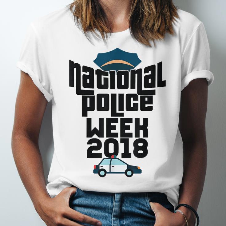 Police Officer National Week T-Shirt Graduation 2018 Unisex Jersey T-Shirt