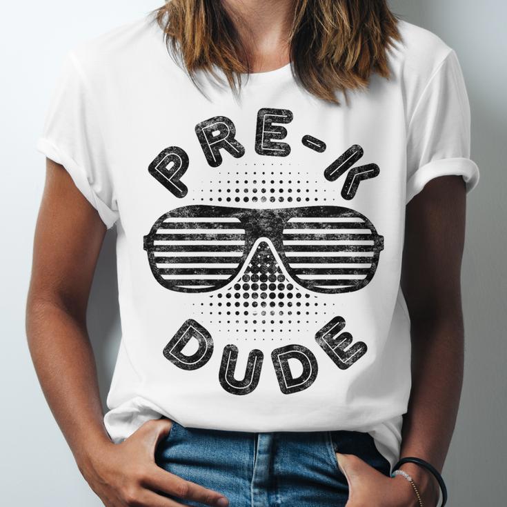 Pre-K Dude Shirt Boy Girl Graduation Back To School Unisex Jersey T-Shirt