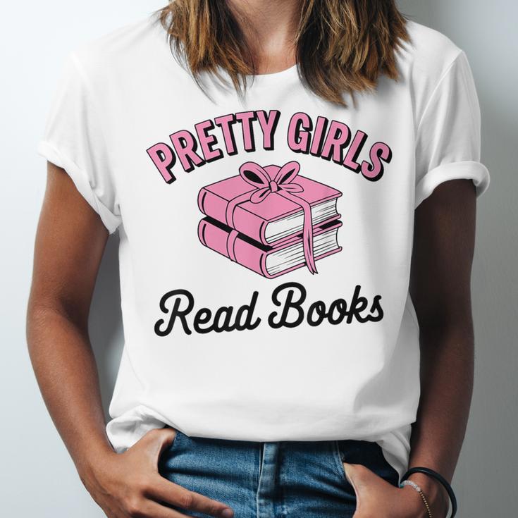 Pretty Girls Read Books Bookworm Book Lover Teacher Unisex Jersey T-Shirt Pretty Girls Read Books Bookworm Book Lover Teacher Unisex Jersey T-Shirt