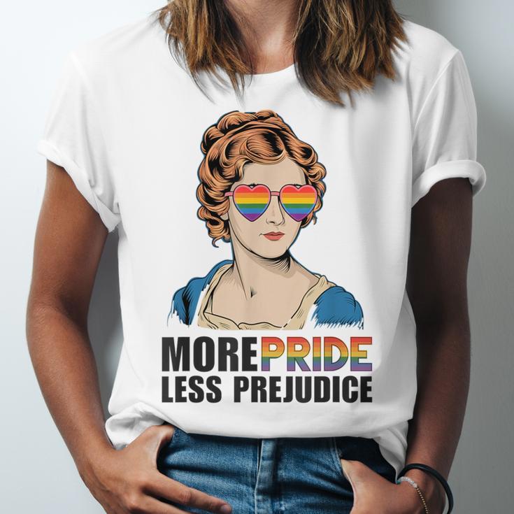 Pride And Prejudice Book Jane Austen Merch LGBTQ Unisex Jersey T-Shirt