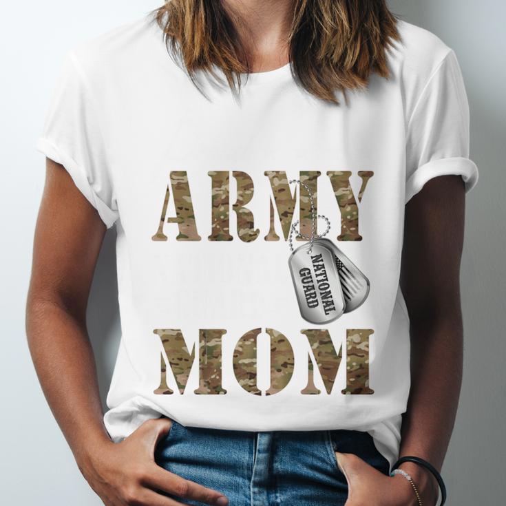 Proud Army National Guard Mom National Guard Graduation Unisex Jersey T-Shirt