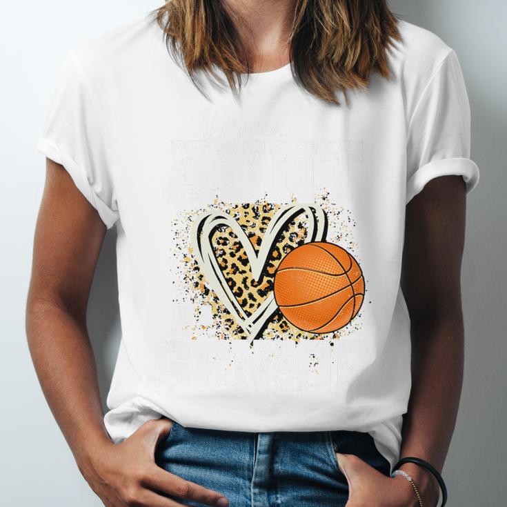 Proud Aunt Of A 2026 Senior Basketball Graduation Leopard Premium Tri-Blend Unisex Jersey T-Shirt