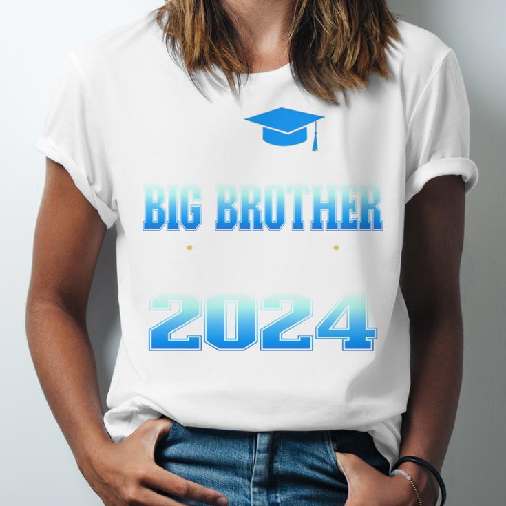 Proud Big Brother Of 5th Grade Graduate 2024 Graduation Unisex Jersey T-Shirt