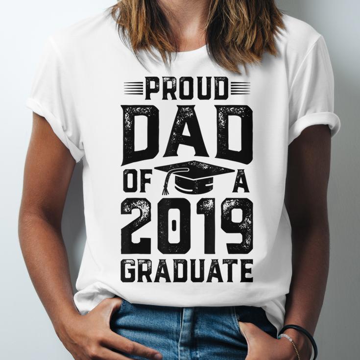 Proud Dad Of A Class 2019 GraduateShirt Graduation Unisex Jersey T-Shirt