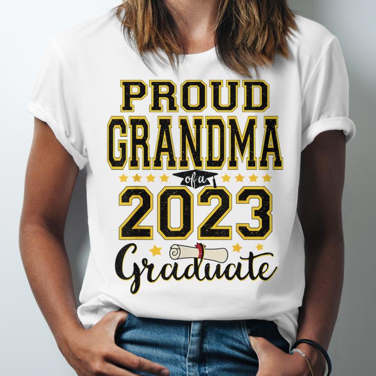 Proud Grandma Of A 2023 Graduate Graduation Unisex Jersey T-Shirt