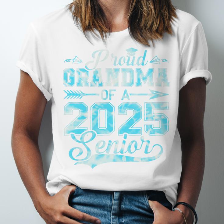 Proud Grandma Of a 2025 Senior Graduate Graduation Premium Unisex Jersey T-Shirt