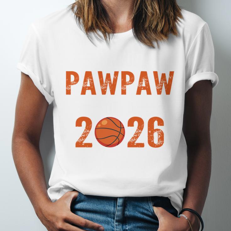 Proud PAW PAW Of 2026 Senior Basketball Student Graduation Unisex Jersey T-Shirt