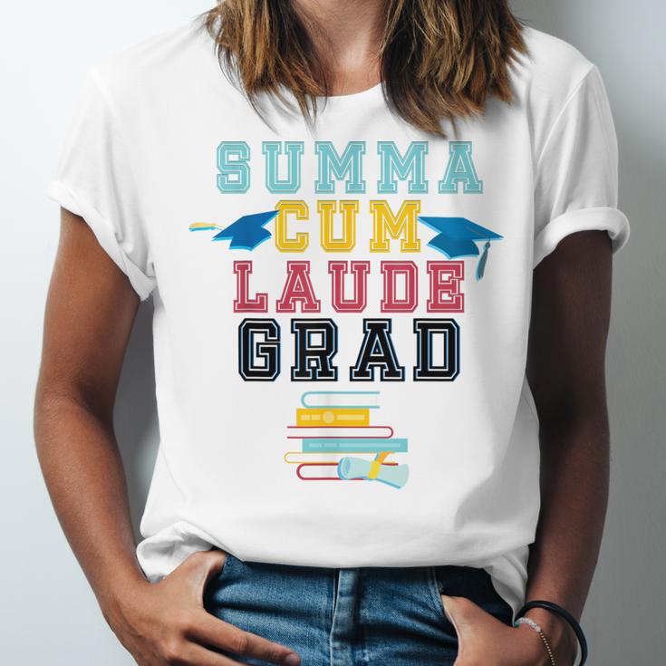 Proud Summa Cum Laude Grad College Graduation T-Shirt Unisex Jersey T-Shirt