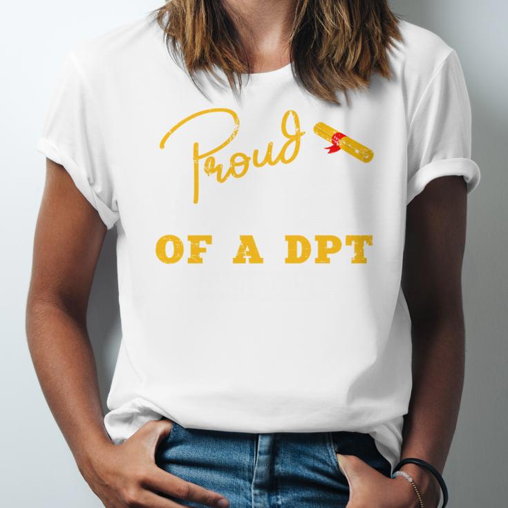 Proud Wife Of a DPT Graduate Graduation Grad Unisex Jersey T-Shirt