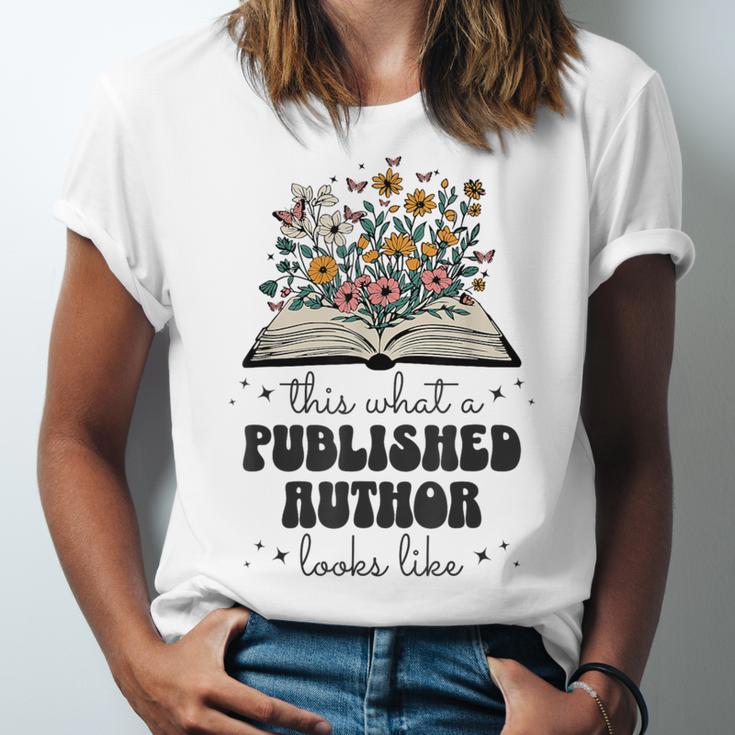 This Is What A Published Author Looks Like Book Writer Unisex Jersey T-Shirt