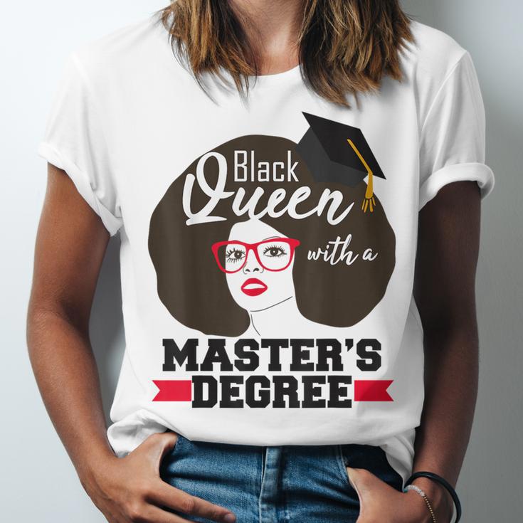 Queen Masters Degree Graduation Social Work MSW MPH Unisex Jersey T-Shirt