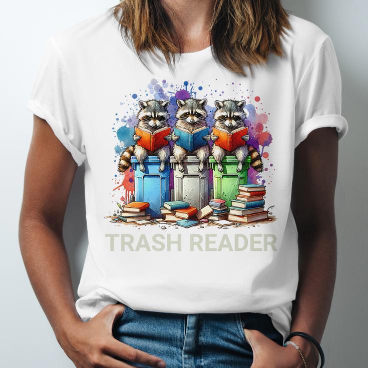 Racoons Trash Reader Book Lover Romantic Novels Premium Unisex Jersey T-Shirt Racoons Trash Reader Book Lover Romantic Novels Premium Unisex Jersey T-Shirt