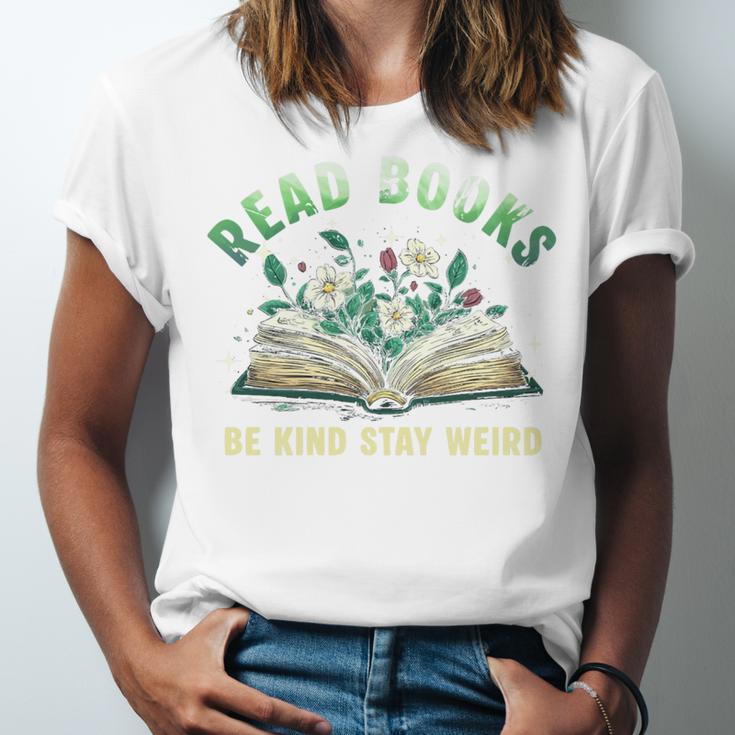 Read Books Be Kind Book Reader Book Nerd Book Reading Lover Premium Tri-Blend Unisex Jersey T-Shirt