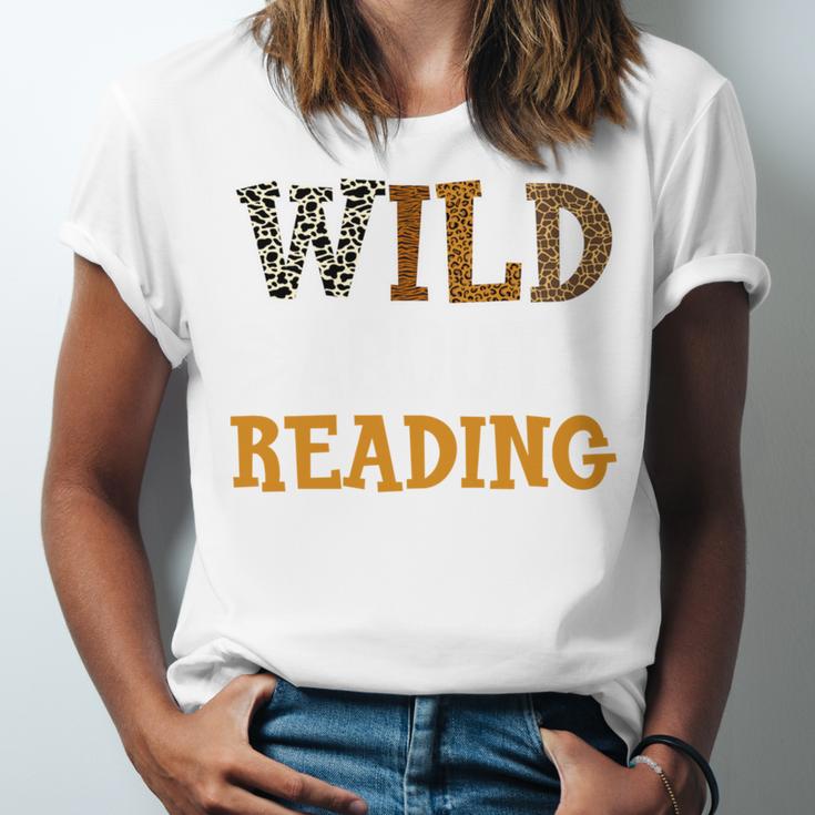 Reading Lover Apparel Wild About Reading Reading Books Unisex Jersey T-Shirt
