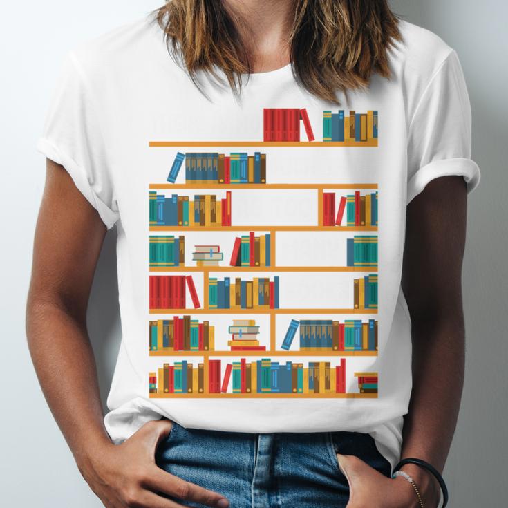 Reading Shirt There Is No Such Thing As Too Many Books Unisex Jersey T-Shirt