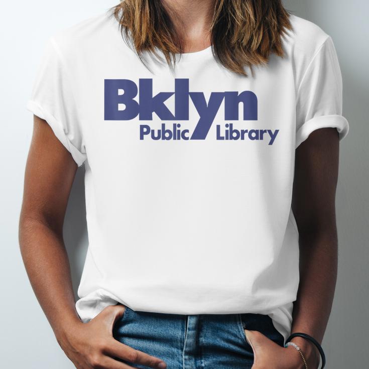 Retro Brooklyn Public Library NY New York Book Lover Unisex Jersey T-Shirt