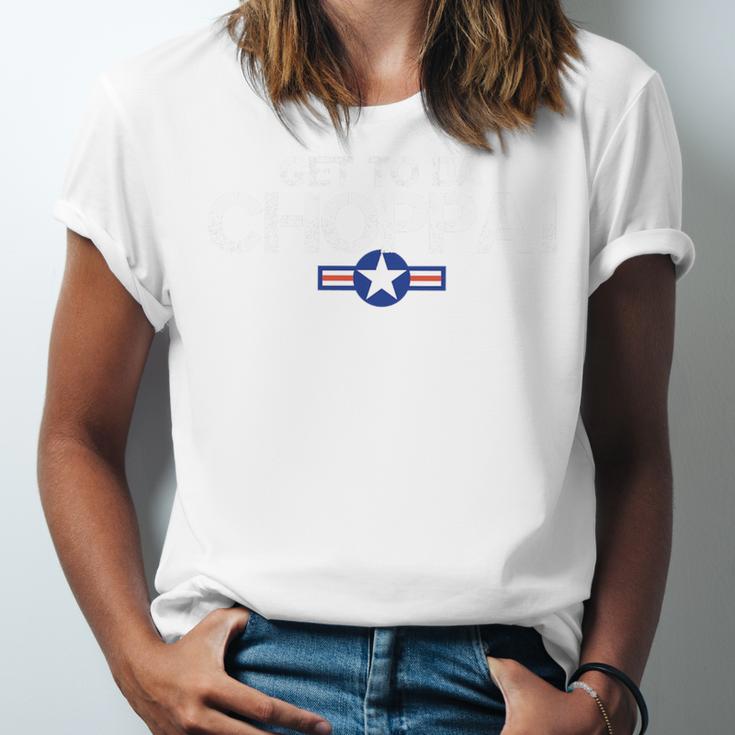 Retro Get To Da Choppa Shirt 80s Movie Nostalgia Tee Premium Tri-Blend Unisex Jersey T-Shirt Retro Get To Da Choppa Shirt 80s Movie Nostalgia Tee Premium Tri-Blend Unisex Jersey T-Shirt