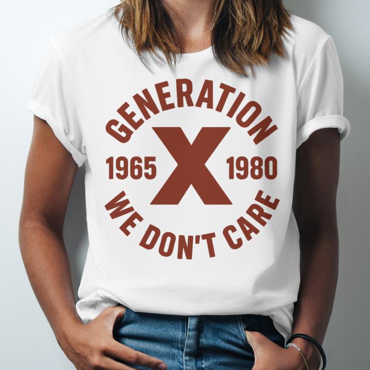 Retro Gen X 1965-1980 Sarcastic Nostalgia Graphic Premium Tri-Blend Unisex Jersey T-Shirt