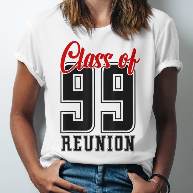 Reunion 1999 Matching Graduation High School Class Of 1999 Unisex Jersey T-Shirt