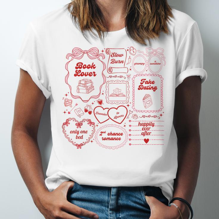 Romance Book Tropes Unisex Jersey T-Shirt