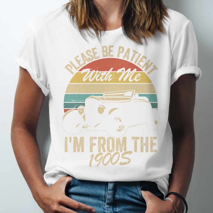 Sarcasm Retro Please Be Patient With Me I'm From The 1900s Premium Unisex Jersey T-Shirt Sarcasm Retro Please Be Patient With Me I'm From The 1900s Premium Unisex Jersey T-Shirt