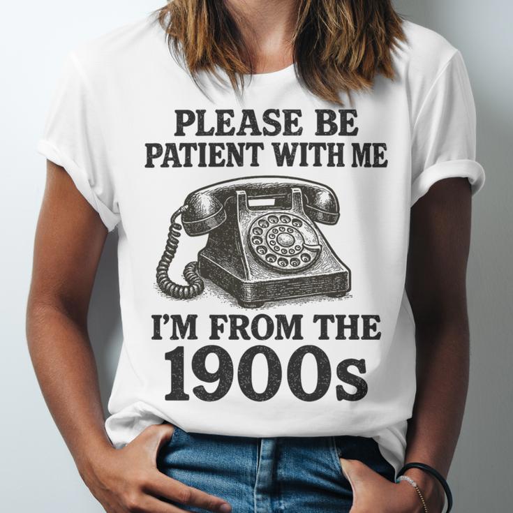 Sarcastic Please Be Patient I'm From The 1900s Premium Tri-Blend Unisex Jersey T-Shirt