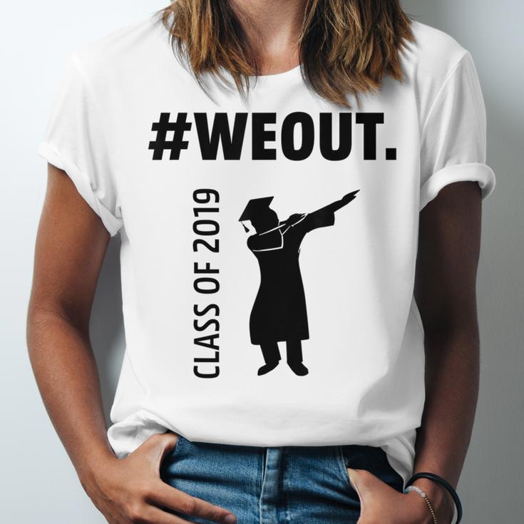 Senior 2019 Grad College High School Graduation Unisex Jersey T-Shirt
