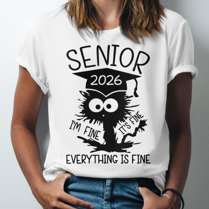 Senior 2026 High School College Graduation Year Class Of 26 Unisex Jersey T-Shirt