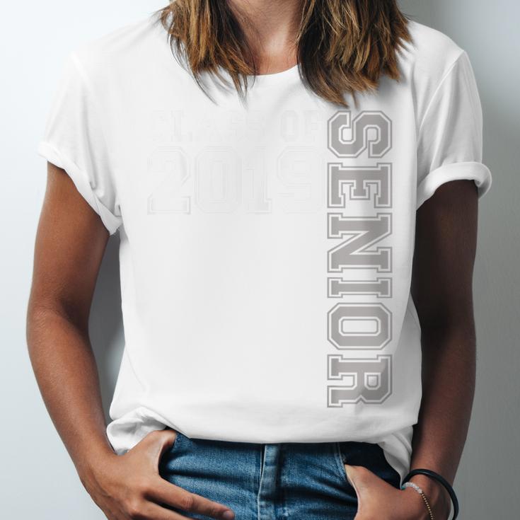 Senior Class Of 2019 19 High School Graduation Tee Unisex Jersey T-Shirt