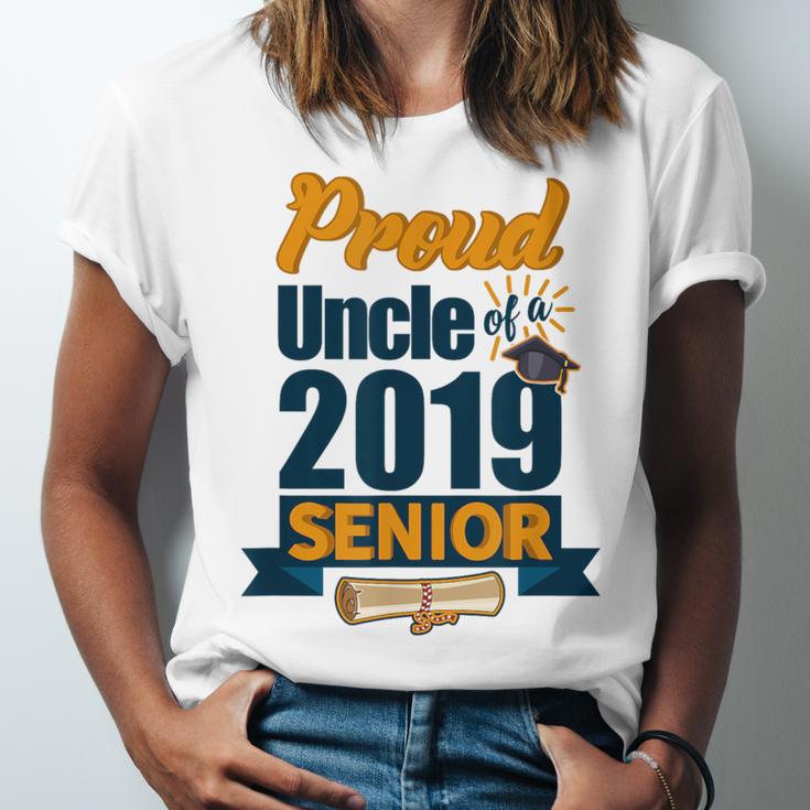 Senior Class Of 2019 Tshirt Graduation School Students Uncle Unisex Jersey T-Shirt