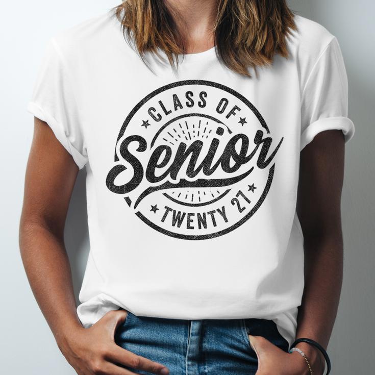 Senior Class Of 2027 Graduation 2027 Senior 2027 Unisex Jersey T-Shirt