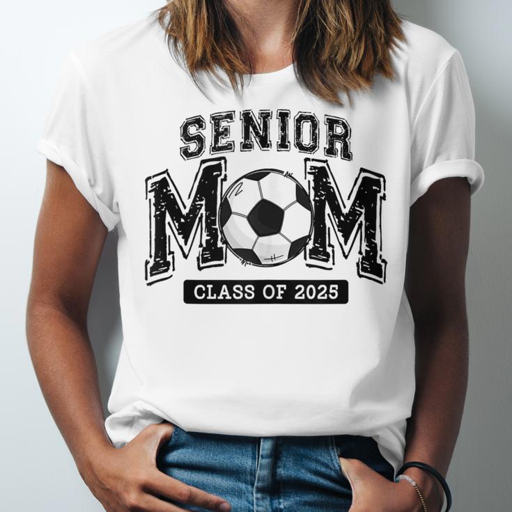 Senior Mom 2025 Soccer Mom Class Of 2025 Graduation Unisex Jersey T-Shirt