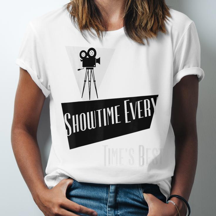 Showtime Every Moment Cinema Nostalgia Film Buff Humor Unisex Jersey T-Shirt