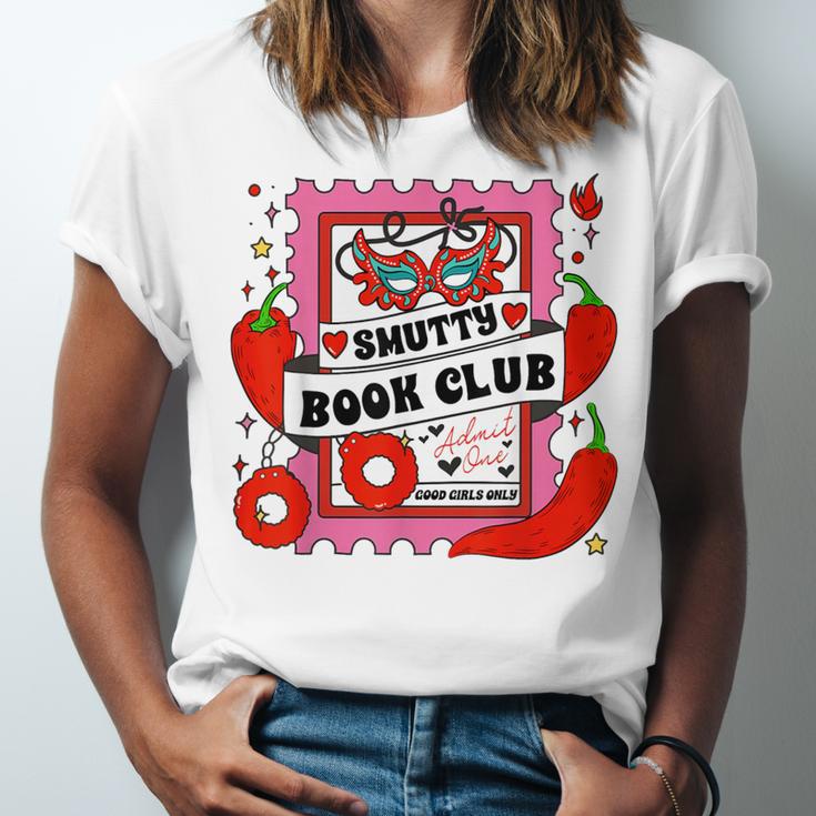 Smut Reader Smutty Vibes Spicy Romance Smutty Book Club Unisex Jersey T-Shirt