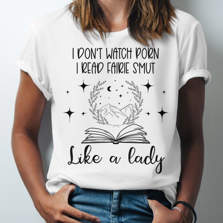 Smutty Book Lovers Romantasy Dark Fairy Tales Romance Reader I Dont Watch Porn Small Grey Unisex Jersey T-Shirt Smutty Book Lovers Romantasy Dark Fairy Tales Romance Reader I Dont Watch Porn Small Grey Unisex Jersey T-Shirt